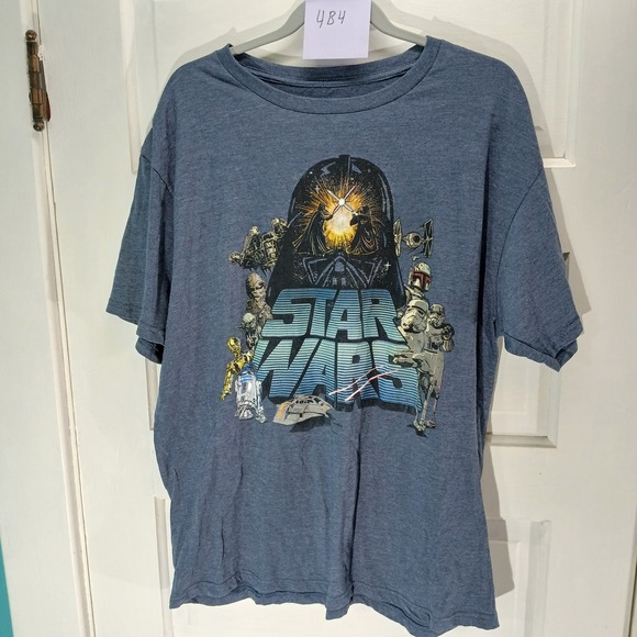 MAD Engine Other - Star Wars Movie T Shirt XL Extra Large Graphic Tee Blue Mad Engine Lucasfilm